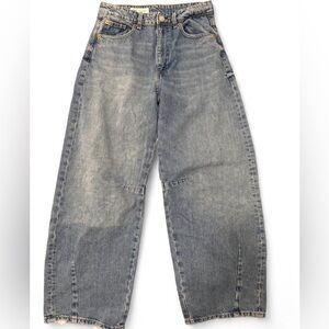 Zara Light Blue Boyfriend Jeans